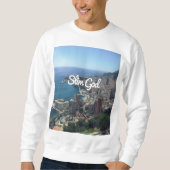 White Slim God Sweater (Voorkant)