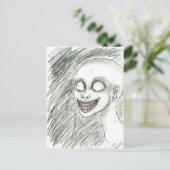 White Smile Briefkaart (Staand voorkant)