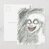 White Smile Briefkaart (Voorkant / Achterkant)