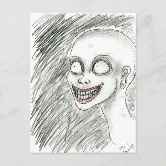 White Smile Briefkaart (Voorkant)