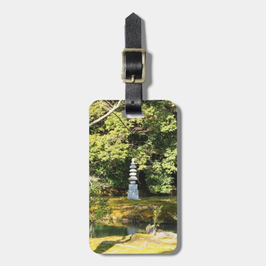 White Snake Pagoda / Hakuja No Tsuka Bagagelabel (Voorkant verticaal)