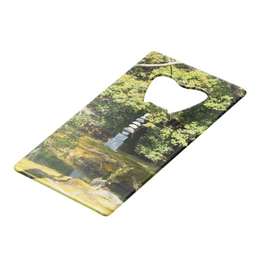 White Snake Pagoda / Hakuja No Tsuka Creditkaart Flessenopener (Voorkant Gekanteld)