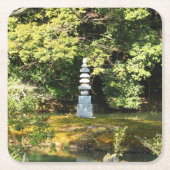 White Snake Pagoda / Hakuja No Tsuka Kartonnen Onderzetters (Voorkant)