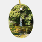 White Snake Pagoda / Hakuja No Tsuka Keramisch Ornament (Achterkant)