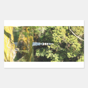White Snake Pagoda / Hakuja No Tsuka Rechthoekige Sticker