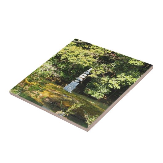 White Snake Pagoda / Hakuja No Tsuka Tegeltje (Zijkant)