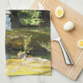 White Snake Pagoda / Hakuja No Tsuka Theedoek (Quarter Fold)