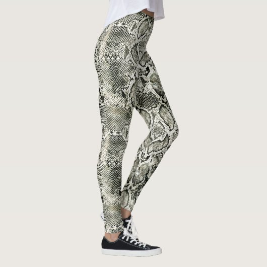 White Snake print Leggings (Rechts)