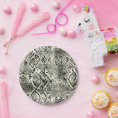 White Snake print Papieren Bordje (Feest)