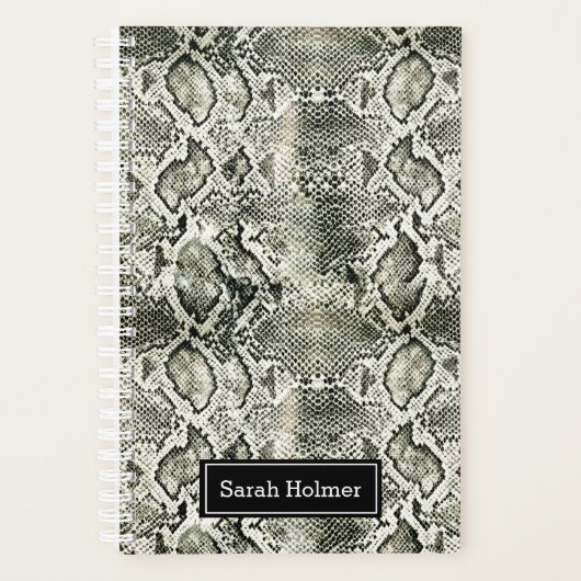 White Snake print Planner (Voorkant)