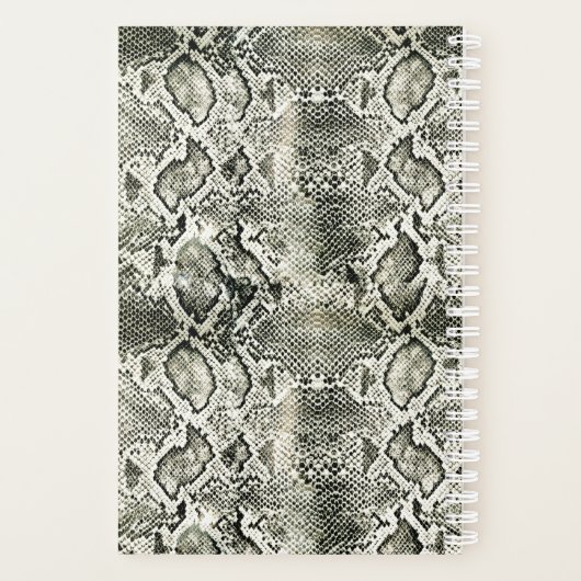 White Snake print Planner (Achterkant)