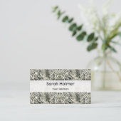 White Snake print Visitekaartje (Staand voorkant)