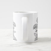 White Snakeroot - Ageratina altissima - Native Grote Koffiekop (Achterkant)