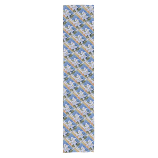 WHITE SNAPDRAGONS KORTE TAFELLOPER (Voorkant)