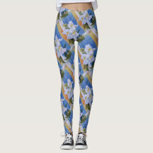 WHITE SNAPDRAGONS | LEGGINGS