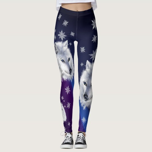 WHITE SNEWOLF LEGGINGS (Voorkant)