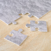 White Snow Jigzaag Puzzle Legpuzzel (Zijkant)