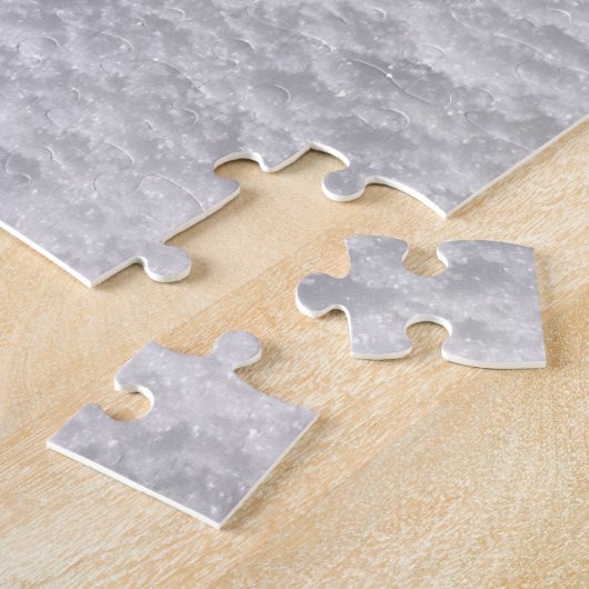 White Snow Jigzaag Puzzle Legpuzzel (Zijkant)