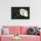 White Snowball Hydrangea - Annabelle Canvas Afdruk (Insitu (Woonkamer))