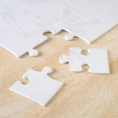 White Snowflake Background Legpuzzel (Zijkant)