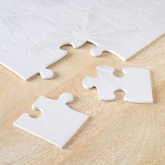 White Snowflake Background Legpuzzel (Zijkant)