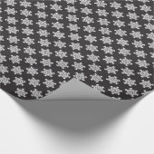 White Snowflake Cadeaupapier (Hoek)