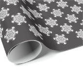 White Snowflake Cadeaupapier (Rol Hoek)