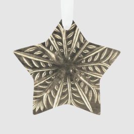 White Snowflake Design Ornament