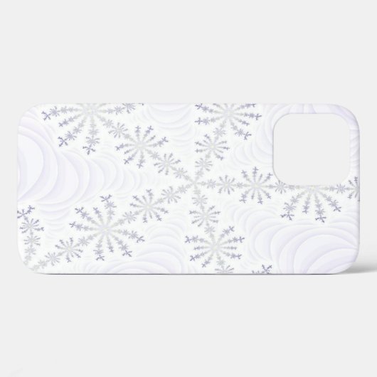 White Snowflake Fractal Case-Mate iPhone Case (Achterkant (horizontaal))
