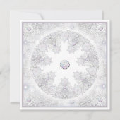 White Snowflake Kaart (Voorkant)