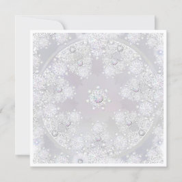 White Snowflake Kaart