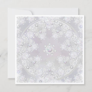 White Snowflake Kaart
