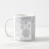 White Snowflake Koffiemok (Links)