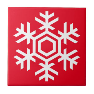White Snowflake Tegeltje