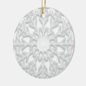 White Snowflake zal je mijn Bridesmaid zijn Keramisch Ornament (Links)