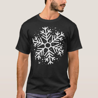 White Snowflakes Merry kerstkostuum T-shirt
