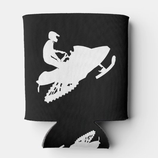 White-Snowmobile Blikjeskoeler (Achterkant)