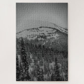 White Snowy Forest Jigzaag Puzzle Legpuzzel (Verticaal)