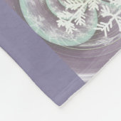 White Snowy Trees Fleece Blanket (Hoek)