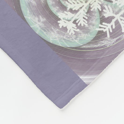 White Snowy Trees Fleece Blanket (Hoek)