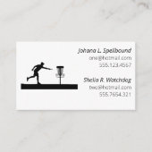 White Social calling card-Disc Golf Visitekaartje (Voorkant)