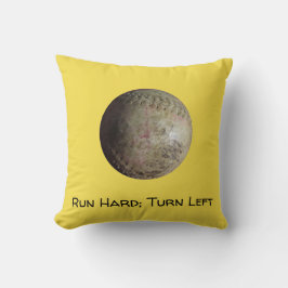 White Softball Afbeelding Kussen