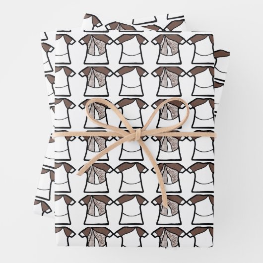 White Spark Dancer Inpakpapier Vel (In situ)