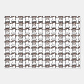 White Spark Dancer Inpakpapier Vel (Voorkant 3)