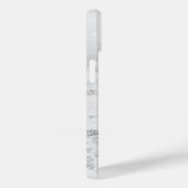 White Sparkle Glitter Case-Mate iPhone Case (Achterkant / Rechts)