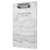 White Sparkle Glitter Klembord (Links)