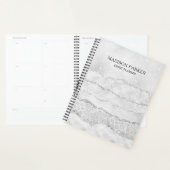 White Sparkle Glitter Planner (Display)