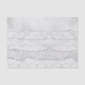 White Sparkle Glitter Tissuepapier (Voorkant)