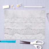 White Sparkle Glitter Tissuepapier (Craft)