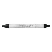 White Sparkle Glitter Zwarte Inkt Pen (Voorkant)